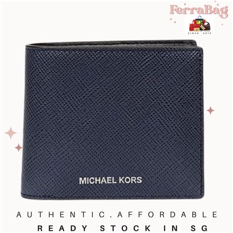 michael kors billfold w passcase|Michael Kors Men's Harrison Billfold with Passcase Leather .